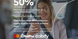 Beneficios BullPay Cabify 50% OFF nuevos usuarios